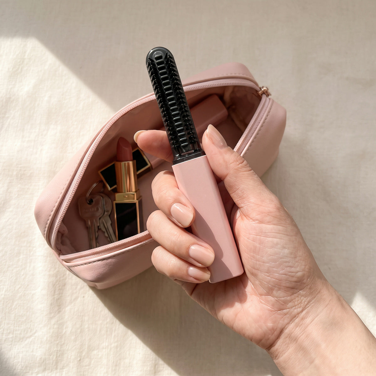 Coiffette – Mini brosse chauffante sans fil